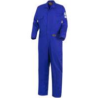 7779T Combinaisons ignifuges r&eacute;sistants aux arcs &eacute;lectriques 88/12 FR-Tech, Taille 40 (grand taille), Bleu royal, 10 cal/cm² Nassau Supply