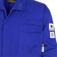 7779T Combinaisons ignifuges r&eacute;sistants aux arcs &eacute;lectriques 88/12 FR-Tech, Taille 40 (grand taille), Bleu royal, 10 cal/cm² Nassau Supply