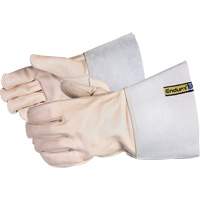 Gants pour soudeur avec coutures externes en Kevlar, Cuir de vache refendu, Taille 7 Nassau Supply