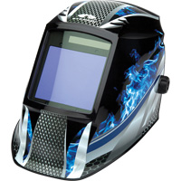 Leadhead&reg; Auto Darkening Welding Helmet, 3.8" L x 3.4" W View Area, 9 - 13 Shade Range Nassau Supply