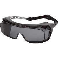 Lunettes &agrave; coques de s&eacute;curit&eacute; Cappture Plus, Lentille Gris, Antibu&eacute;e, Ventilation Ferm&eacute; Nassau Supply