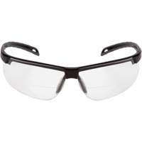 Lunettes de lecture H2MAX avec monture noire, Antibu&eacute;e, Transparent, Dioptrie 2,0 Nassau Supply