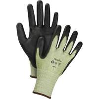 Gants &eacute;lastiques &eacute;cologiques sans coutures r&eacute;sistants &agrave; la coupe, Taille 10, Calibre 13, Rev&ecirc;tement Polyur&eacute;thane, Enveloppe en PEHP/rPET, ASTM ANSI niveau A4 Nassau Supply