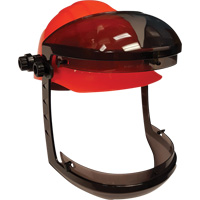 Facetec with Cap Attachment for Slotted Hard Hats, Ratchet Suspension Nassau Supply