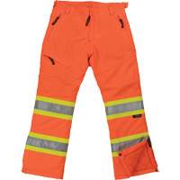 Womens Insulated Flex Safety Pant, Polyester, X-Small, High Visibility Orange Nassau Supply