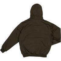 Water Repellent Fleece Pullover Hoodie, Men's, Small, Black Nassau Supply