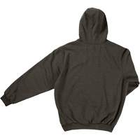 Water Repellent Fleece Pullover Hoodie, Men's, Small, Grey Nassau Supply