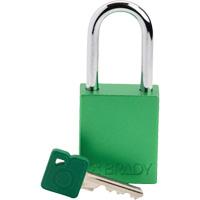 Lockout Padlock, Safety Padlock, Keyed Different, Aluminum, 1-1/2" Width Nassau Supply