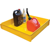 Flexible Utility Tray, 12" L x 12" W x 2 US gal. Spill Capacity Nassau Supply