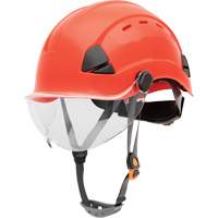 Fibre Metal Safety Helmet, Non-Vented, Ratchet, Red SHJ277 | Nassau Supply