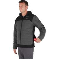 Veste chauffante M12 QuietShell avec pile, Hommes, 2T-Grand, Gris Nassau Supply