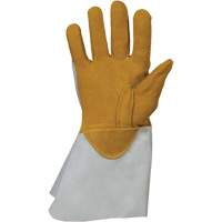 Gants de soudage 335DBP Endura, Cuir de vache refendu/Cuir d'&eacute;lan refendu, Taille Petit Nassau Supply