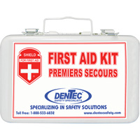 Shield™ First Aid Kit, CSA Type 1 Personal, Personal (1 Worker), Metal Box SHJ844 | Nassau Supply