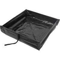 Berme de confinement des d&eacute;versements repliable &agrave; rouler, Capacit&eacute; 15 gal. US, 2' la x 2' lo x 6" h Nassau Supply