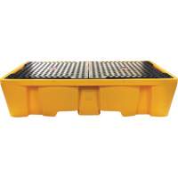 Double palette de d&eacute;versements IBC, Capacit&eacute; de d&eacute;versement 317 gal. US, 89" x 57" x 23" Nassau Supply
