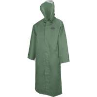 Manteau long avec capuchon d&eacute;tachable Hurricane 851, Petit, Vert Nassau Supply