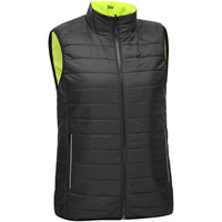 Veste bouffante, enveloppante et r&eacute;versible avec X au dos Bisley pour femmes, Jaune lime haute visibilit&eacute;, Petit, Polyester Nassau Supply