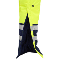 Bisley&reg; Extreme Cold Bib Overall, Polyester, Small, High Visibility Lime-Yellow Nassau Supply