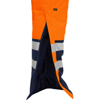 Bisley&reg; Extreme Cold Bib Overall, Polyester, Small, High Visibility Orange Nassau Supply