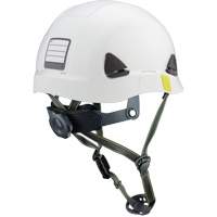 Fibre Metal Climbing Style Safety Helmet, Meets CSA Type 2, Ratchet Suspension, Non-Vented Nassau Supply