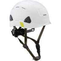 Fibre Metal Climbing Style Safety Helmet, Meets CSA Type 2, Ratchet Suspension, Vented Nassau Supply