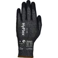 Gants r&eacute;sistants &agrave; la coupe HYFLEX 11-543, Taille 6, Calibre 13, Rev&ecirc;tement Nitrile, Enveloppe en Nylon/Acier inoxydable/PEHP/Spandex, ASTM ANSI niveau A7/EN 388 niveau F Nassau Supply