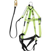 FBH-10000A5440-4 Harnais & longe classe A de 4' avec capacit&eacute; de 220 lb, Combinaison harnais/longe Nassau Supply