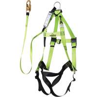 FBH-10000A6440-4 Harnais & longe classe A de 4' avec capacit&eacute; de 350 lb, Combinaison harnais/longe Nassau Supply