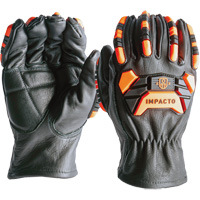 Impact & Cut Protection Gloves, 7, Cowhide Palm Nassau Supply