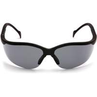 Venture II&reg; Half-Frame Safety Glasses, Grey Lens, Anti-Fog/Anti-Scratch/Anti-Static, ANSI Z87+/Meets/Exceeds CSA Z94.3 Nassau Supply