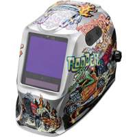 VIKING 3350 ADV Hot Rodders Helmet, 3.74" L x 3.15" W View Area, 5 - 13 Shade Range Nassau Supply