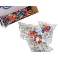 Bouchons d'oreilles en mousse, Paire - Sac en poly, Avec cordon Nassau Supply