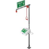 Combination Shower with Closed ABS Bowl & Botton Inlet, Pedestal Nassau Supply