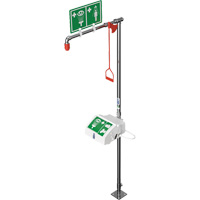 Combination Shower with Closed ABS Bowl & Bottom Inlet, Pedestal Nassau Supply