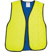Evaporative Cooling Vest, Medium, High Visibility Lime-Yellow Nassau Supply