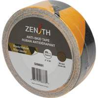 Ruban antid&eacute;rapant, 2" x 60', Noir & jaune Nassau Supply