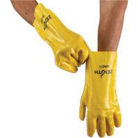Gants &agrave; fini rugueux et r&eacute;sistants aux produits chimiques, Taille 9, 12" lo, PVC, Doublure en Interlock, 47-mil Nassau Supply