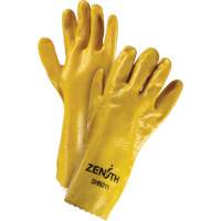 Rough-Finish Chemical-Resistant Gloves, Size 9, 14" L, PVC, Interlock Inner Lining, 47-mil Nassau Supply
