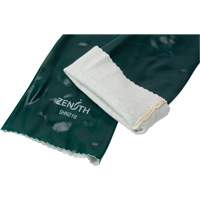 Double Dipped Green Gloves, 18" L, PVC, Cotton Jersey Inner Lining, 70-mil Nassau Supply