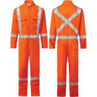 Combinaison FR Bizflame 88/12 Iona 7 oz. FR510, Taille 36, Orange Nassau Supply