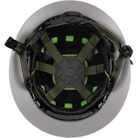 Fibre Metal Climbing Style Helmet with Full Brim, Meets CSA Type 2, Ratchet Suspension, Vented Nassau Supply