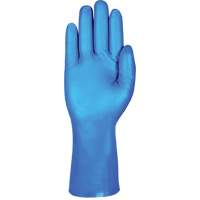Gants r&eacute;sistants aux produits chimiques bleus pour usage moyen AlphaTec 37-501, Taille 7, 13" lo, Nitrile, 16,5-mil Nassau Supply