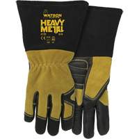 2782 Womans Fired Up MIG/Stick Welding Gloves, Grain Cowhide, Size Small Nassau Supply