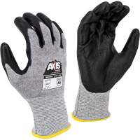 RWG566 AXIS Cut Protection Touchscreen Work Glove, Size X-Small, 18 Gauge, Polyurethane Coated, Stainless Steel/HPPE Shell, ASTM ANSI Level A5/EN 388 Level E Nassau Supply