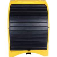 4-Drum Hard Cover Spill Pallet, 68.11" L x 61.61" W x 83.07" H, 1433 lbs. Load Capacity Nassau Supply