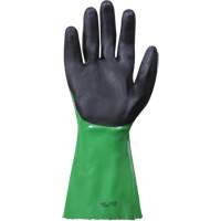 SolvStop Chemical-Resistant Gloves, Size 7, 12" L, PVC Nassau Supply