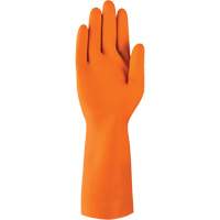 Gants robustes r&eacute;sistants aux produits chimiques AlphaTec 87-208, Taille 7, 12,8" lo, Latex de caoutchouc, Doublure en Coton/Ouat&eacute;e, 29,5 mils Nassau Supply