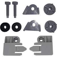 Jeu d'adaptateurs A3 gris pour casques &agrave; fentes Nassau Supply
