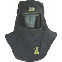 Cagoule de protection contre l'arc &eacute;lectrique TCG, Noir, 40 cal/cm², ANSI Z87.1/ASTM F1506/ASTM F1959/ASTM F2178/R&eacute;pond ou surpasse la norme CSA Z462/NFPA 70E, 4 Arc &eacute;lectrique EPI cat&eacute;gorie niveau Nassau Supply