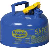 Bidon de s&eacute;curit&eacute; pour le k&eacute;ros&egrave;ne, Type I, Acier galvanis&eacute;, 2 gal. US, Bleu, Homologu&eacute; FM/List&eacute; UL/ULC Nassau Supply